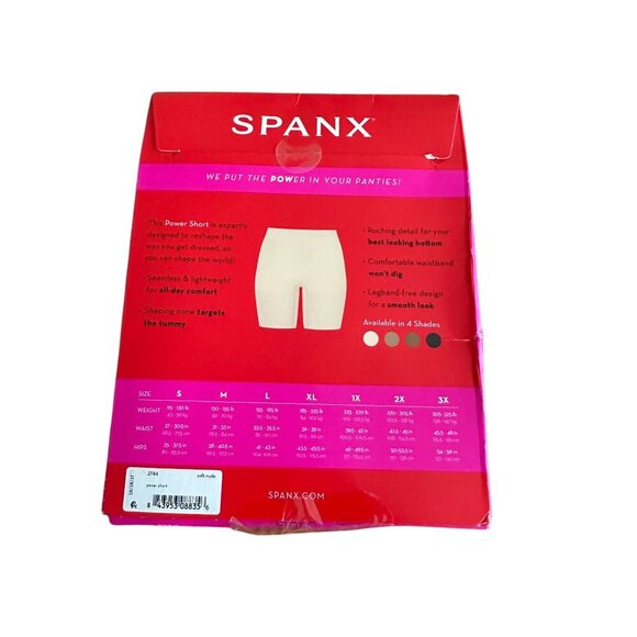Spanx Power Short Shaper Ultra Soft Seamless Lightweight 6" Inseam for Women 3XL - Picture 3 of 4